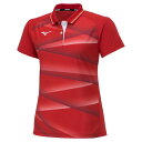返品交換不可 大特価 MIZUNO ミズノ ゲームシャツ ラケットスポーツ レディース ゲームウエア 62JAA20562 ラフィートスポーツ