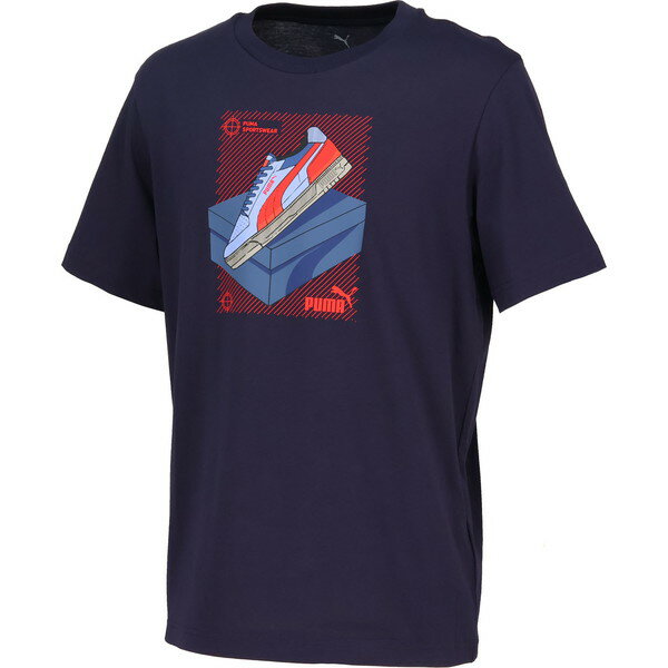 PUMA プーマ GRAPHIC スニーカー Tシャツ マルチスポーツ 半袖Tシャツ メンズ 694087-01