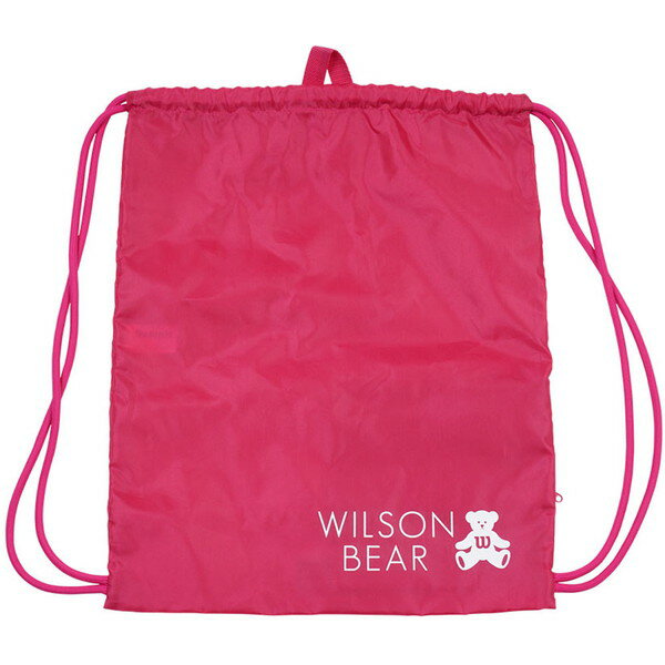 Wilson（ウイルソン） ONE BEAR CINCH BAG ピンク テニス バッグ WR8008503