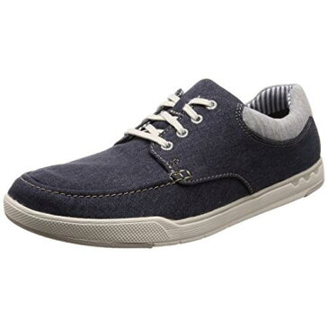 クラークス(Clarks) Step Isle Lace(Navy Canvas) シューズ (メンズ) 26132764