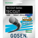 18SS GOSEN ゴーセン テックガット テックガット 16 ホワイト テニス ガット TS600W「RS2312」 ラフィートスポーツ