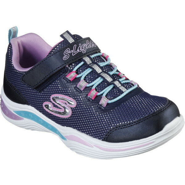 Skechers スケッチャーズ POWERPETALS 20202L-NVMT キッズ ジュニア シューズ 運動靴 子供靴 女の子 スニーカー