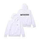返品交換不可 在庫一掃セール ニューエラ NEW ERA ユーティリティー パーカ Wordmark ホワイト 14391940 即納
