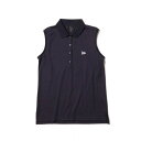 ニューエラ NEW ERA Womens ノースリーブ ポロシャツ ネイビー ゴルフ 14391454(4)