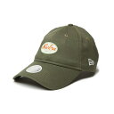 ニューエラ NEW ERA ゴルフ Womens 9THIRTY ロングバイザー Stretch Cotton Washable オーバルロゴ ニューオリーブ ...
