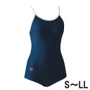 フットマーク FOOTMARK 女子ツーウェイ ワンピース 白パイピング S M L LL 水泳 スイミング 水着 101504 ラフィートスポーツ