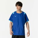 ミズノ MIZUNO Basic半袖ピステ バレーボール バレーボール ウィンドブレーカー/ピステ メンズ V2MEB53025 ラフィートスポーツ