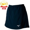 【最大2000円割引クーポン!枚数限定5/6 09:59まで】MIZUNO ミズノ スカート ディープネイビー 62JB720414 インナー ポケット付き ラ...