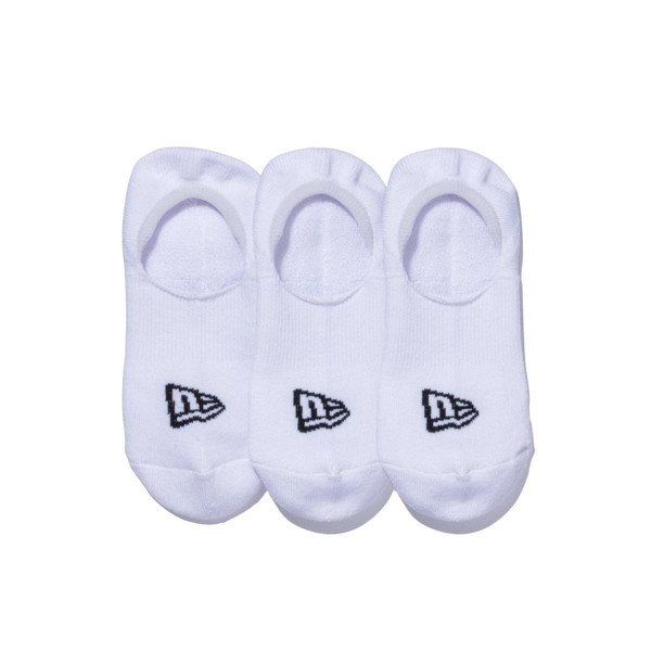 ニューエラ NEW ERA ソックス ノーショー 3ペア ホワイト 14518172 靴下 ラフィートスポーツ