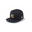 ニューエラ NEW ERA Child 9FIFTY ニューヨーク・ヤンキース ブラック ゴールド ジュニア 14524742 ラフィートスポーツ