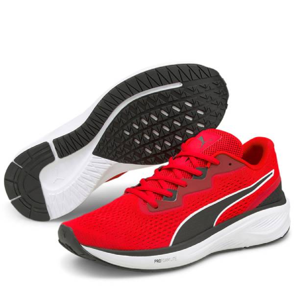 PUMA（プーマ） アヴィエート ランニング シューズ メンズ レディース ユニセックス レッド 赤 22-31cm 195175-04