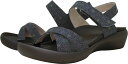 RegettaCanoe リゲッタカヌー 和柄 サンダル 麻の葉 フラットウェッジヒール バックベルト サンダル クロスベルト ローヒール CJFW3518-BLK