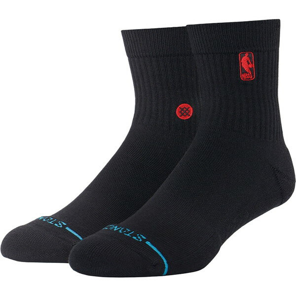 STANCE スタンス LOGOMAN QTR マルチスポーツ ソックス 靴下 NBA バスケット A356D25LOG-BLR