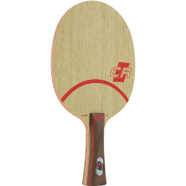 クリッパーウッドにCRシステムを搭載。心地良い打球感に重量感、スピード感のあるラケット。◯ラケット素材：木材7枚合板板厚：6．5mm±重量：約90g±仕様：タイプ／OFF、スピード／112、コントロール／64特長：CR／ラケット表面にUV加...
