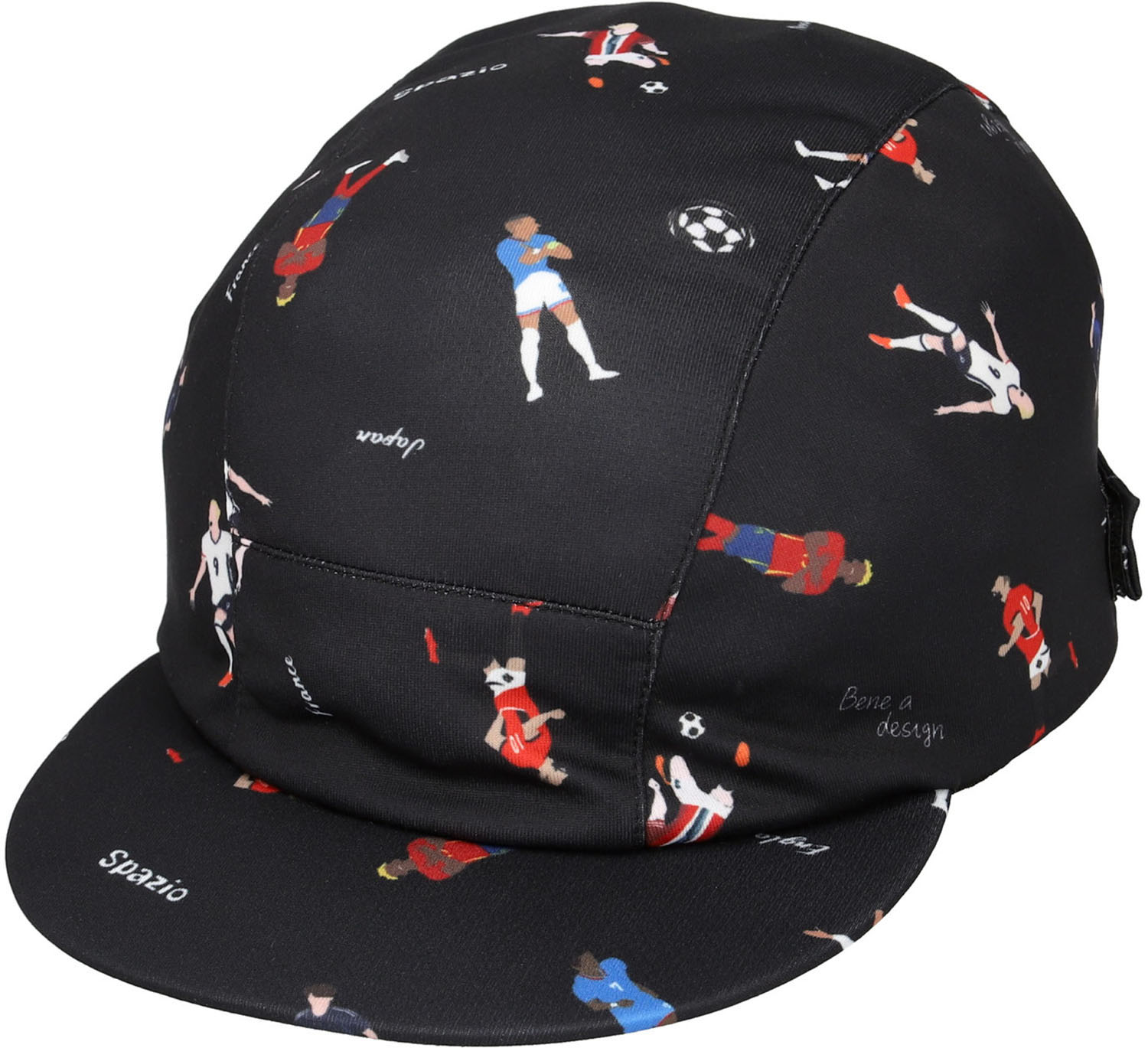 26SS スパッツィオ SPAZIO 男女兼用 Jr レジェンド 総柄キャップ サッカー フットサル CAP CP0056-02 ジュニア キッズ 子供 スパッチオ UV