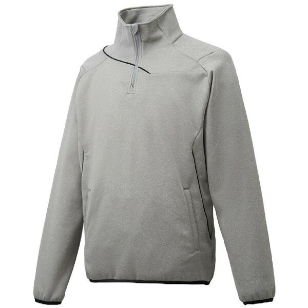 返品交換不可 現品限り処分 DESCENT デサント バリアフリース DBX-2762B-MGRY 野球 フリース アウター トレーニング