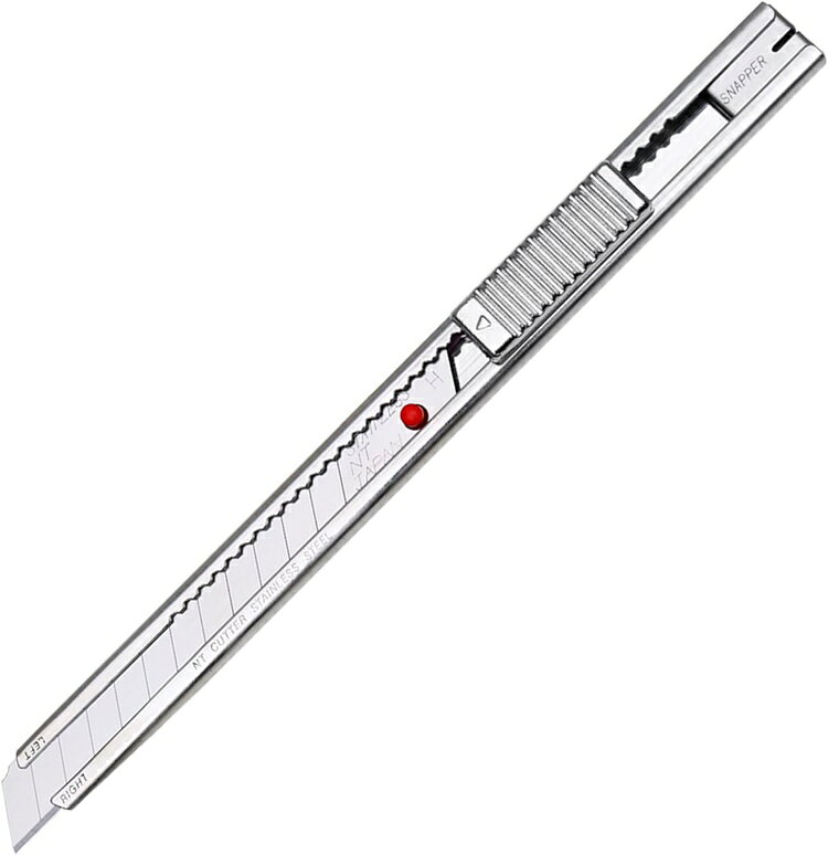 ★在庫処分★特別価格★【アウトレット】NTカッター A-1P カッターナイフ エヌティー 事務用 文具 文房具 工作 DIY 軽作業 梱包 開梱 左右両用 替刃式