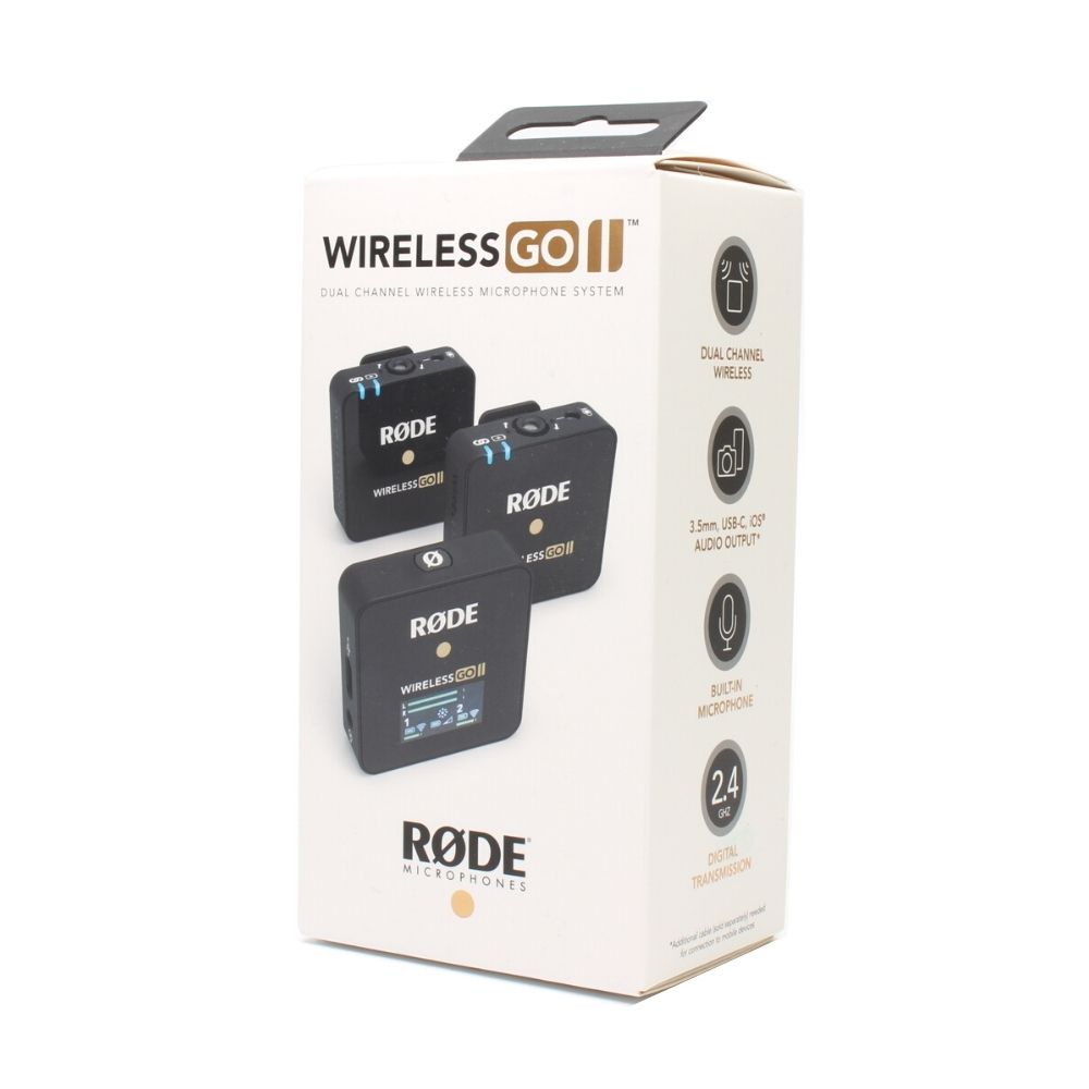 【1年保証】ロード RODE Wireless GO II ワイヤレス GO ワイヤレス ゴー　2 マイクロフォンズ ワイヤレスマイク マイクシステム WIGOII 【並行輸入品 新品】
