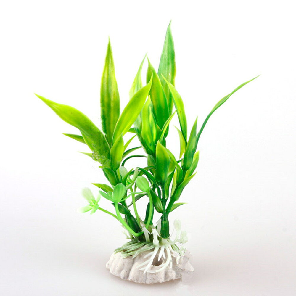 送料無料 人工水草 人工プランツ 水槽用レイアウト 土台付き 造花 アクアリウムデ...