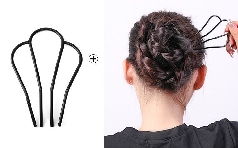 ヘアコーム Uピン 単品 夜会巻き レディース ヘアアクセサリー ガールズ 女の子 髪...