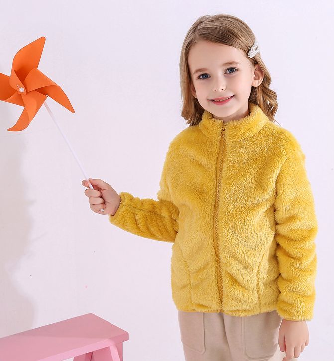 送料無料 ジャケット フリース ボア フェイクファー 長袖 子供服 アウター キッズ ベビー 防寒 暖かい 秋冬 ふわふわ もこもこ 無地 シンプル ジャンパー ジップアップ 上着 ポケット カジュアル 普段着 普段使い 着回し 合わせやすい ジュニア 男の子 女の子 男児 女児 子ど 2