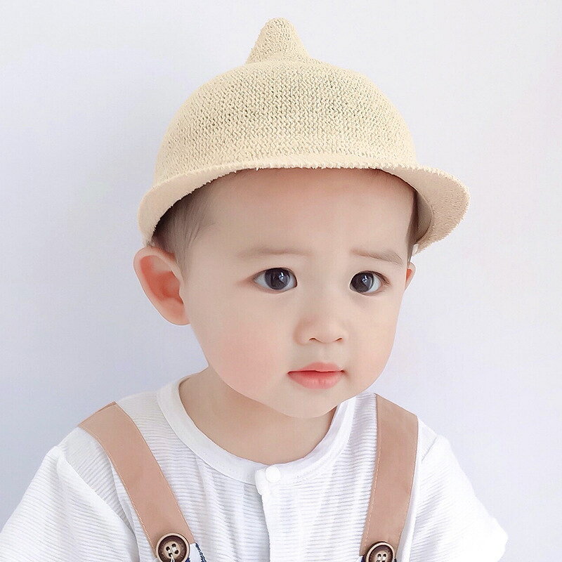 送料無料 帽子 キャップ ベビー キッズ 赤ちゃん 子供用 男の子 女の子 麦わら風 ...