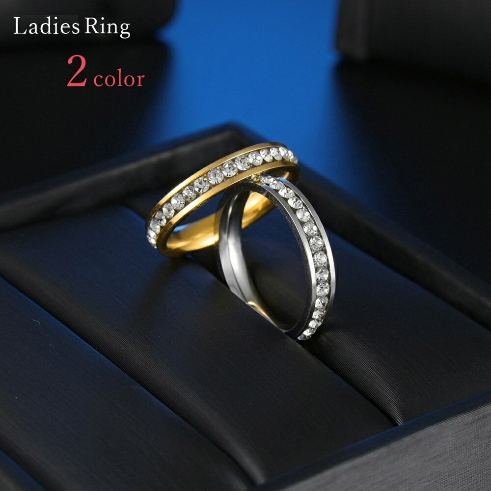 送料無料 指輪 リング レディース 女性 メンズ 男性 ユニセックス 男女兼用 アクセサリー ファッション雑貨 小物 ラインストーン シルバーカラー ゴールドカ...