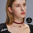 送料無料 チョーカー ネックレス レディース 女性用 アクセサリー 首飾り ハート リボン ベルベット調 ゴールドカラー チェーン おしゃれ 可愛い きれい 上...