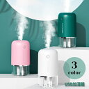 送料無料 加湿器 USB加湿器 卓上加湿器 ミニ加湿器 小型加湿器 給電式 プラグインタイプ USB接続 静音 ナイトライト ライト付き 光る 乾燥対策 シンプ...