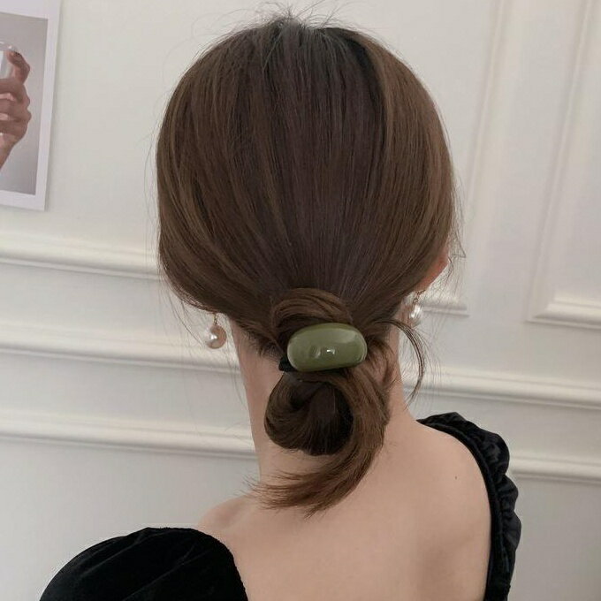 送料無料 ヘアゴム 髪ゴム レディース 女性 ヘアアクセサリー シンプル 無地 べっ...