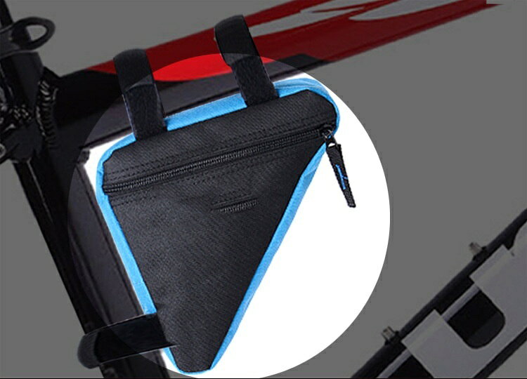 送料無料 フレームバッグ 自転車バッグ トライアングルバッグ 三角型 車体装着バッ...