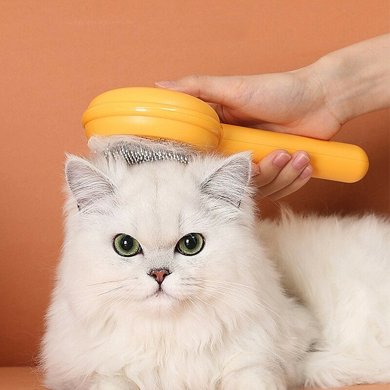 送料無料 ピンブラシ 猫用 犬用 ペット用 ペット用品 丸ヘッド グルーミング ブラ...
