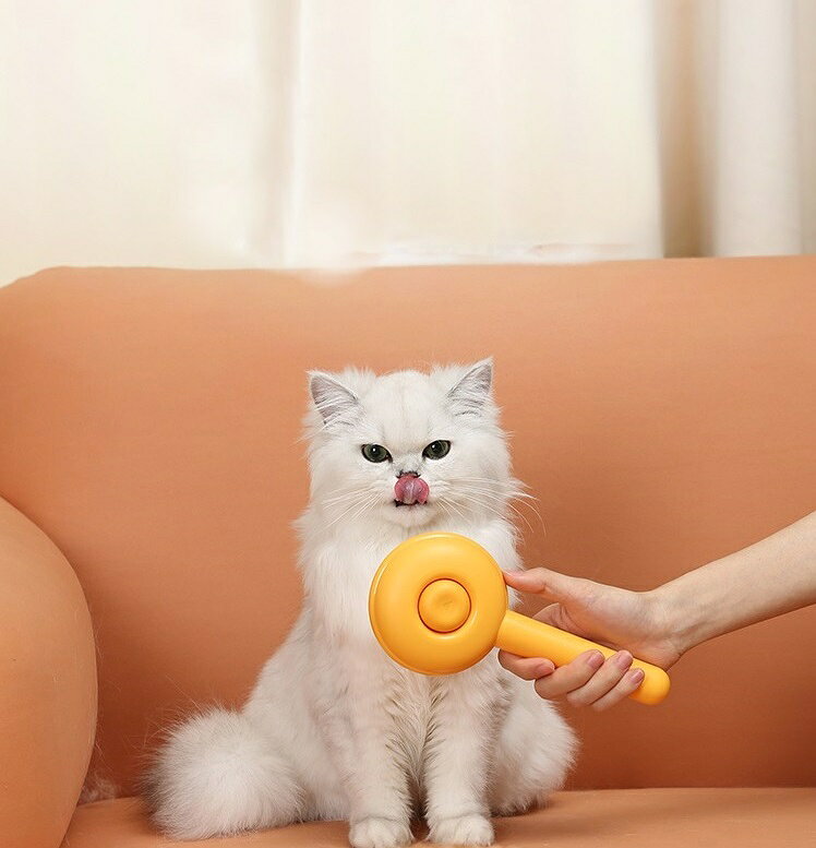 送料無料 ピンブラシ 猫用 犬用 ペット用 ペット用品 丸ヘッド グルーミング ブラ...