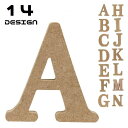 送料無料 ALPHABET LETTER アルファベットレター オブジェ 英字 大文字 AN 木製 MDF ナチュラル インテリア ウッド 1