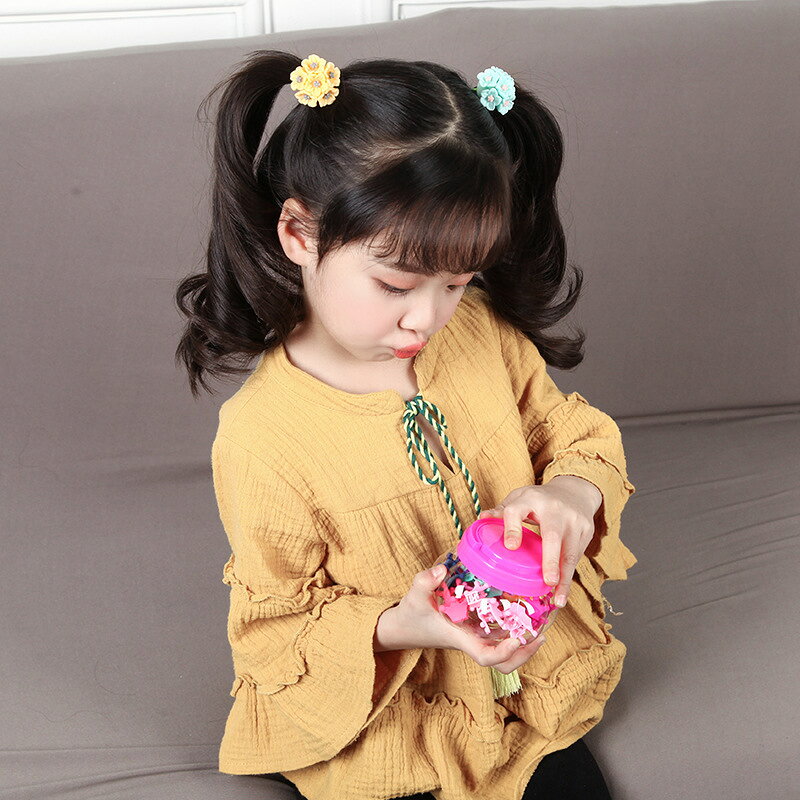 送料無料 ヘアゴム 2個セット ヘアアクセサリー キッズ 子供 ベビー 髪ゴム 髪飾り...