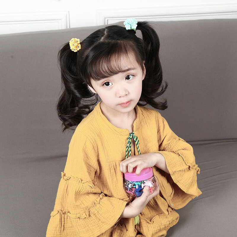 送料無料 ヘアゴム 2個セット ヘアアクセサリー キッズ 子供 ベビー 髪ゴム 髪飾り...