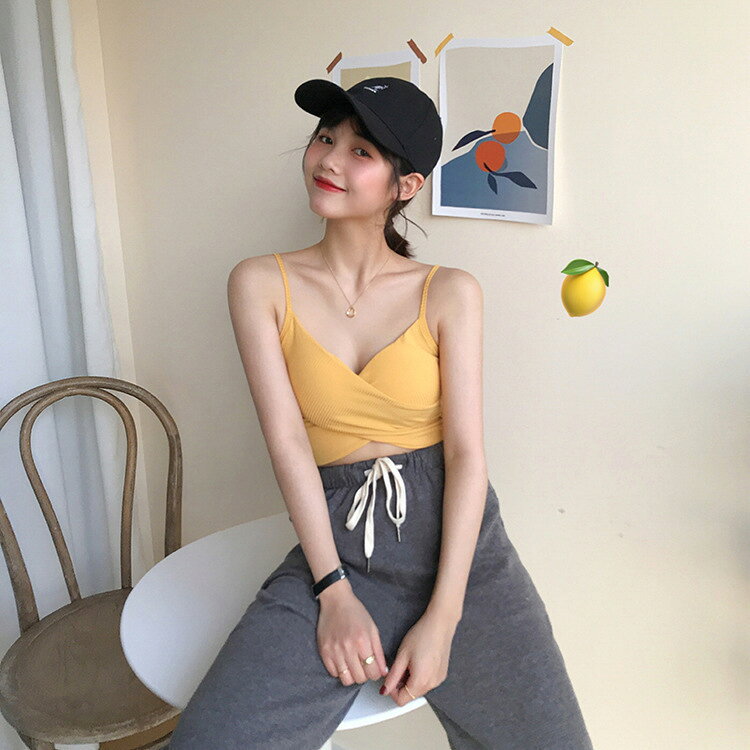 送料無料 ブラトップ キャミソール レディース 女性用 インナー ショート丈 クロッ...