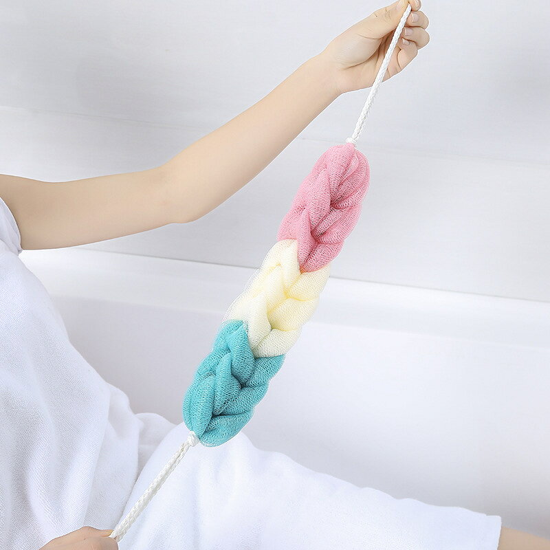 LaForestの送料無料 ボディスポンジ バススポンジ 背中洗い 体洗い 泡立ち 伸びる 楽々 洗いやすい ボディタオル ボディケア 浴用 バス用品 バスグッズ｜アングル3