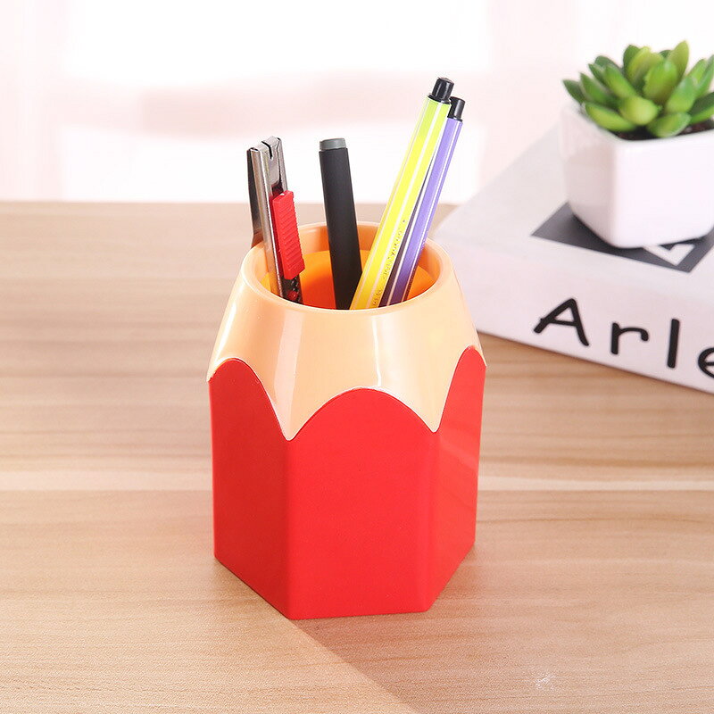 送料無料 ペンホルダー ペン立て 鉛筆立て 文房具 事務用品 机上収納 子供 学習机 ...