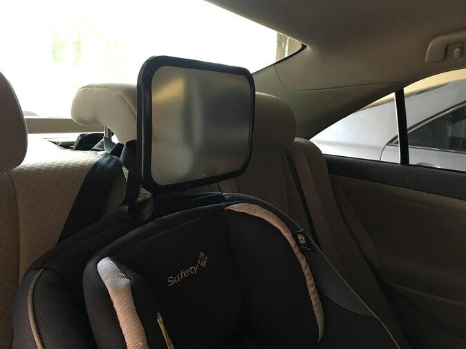 送料無料 ベビーミラー 車用 車内ミラー 赤ちゃん用品 ヘッドレストタイプ 後部座...