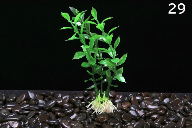 送料無料 人工水草 人工プランツ 人工植物 プラスチック製 高さ10cm 水槽用植物 ア...