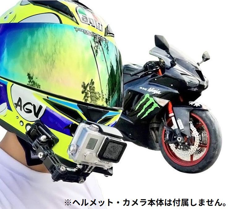 送料無料 ヘルメットマウント 顎マウント ホルダー GoPro アクションカメラアクセ...
