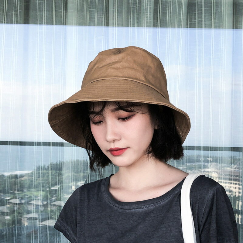 送料無料 バケットハット 帽子 レディース 女性 シンプル 深め ツバ広 無地 紫外線...