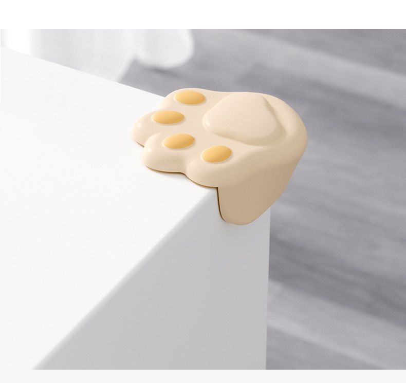 LaForestの送料無料 コーナークッション コーナーガード 2個セット ベビー 赤ちゃん 子供 キッズ 角 クッション コーナーパッド 怪我防止 肉球 可愛い｜アングル2