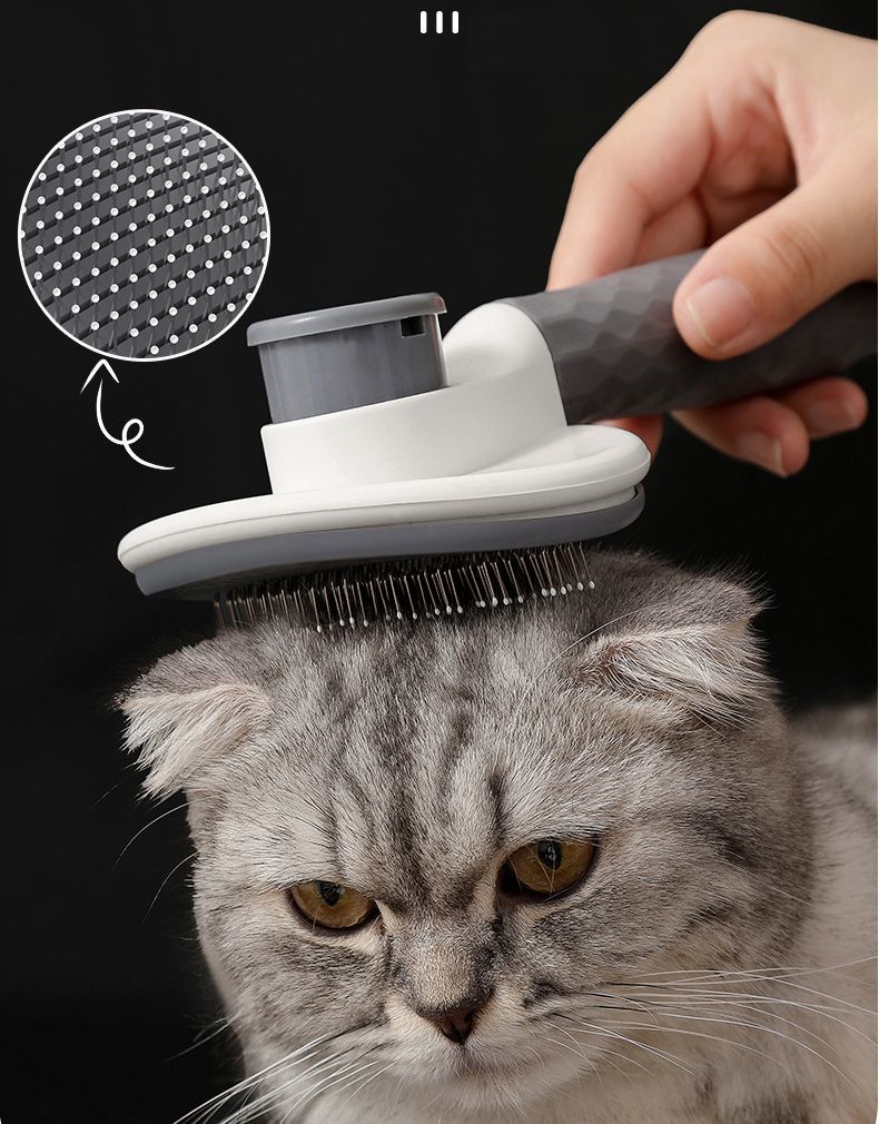 送料無料 スリッカーブラシ ペット用ブラシ くし 猫用 犬用 ペット用品 抜け毛取り...