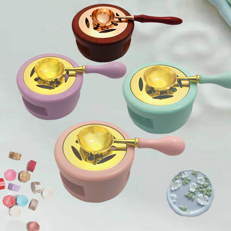 送料無料 シーリングワックス用スプーン シーリングスタンプ 注ぎ口付き 文具 丸型 封蝋 融解 溶かす 炙る あぶる 封書 手紙 招待状 封筒 ハンドメイド かわいい おしゃれ
