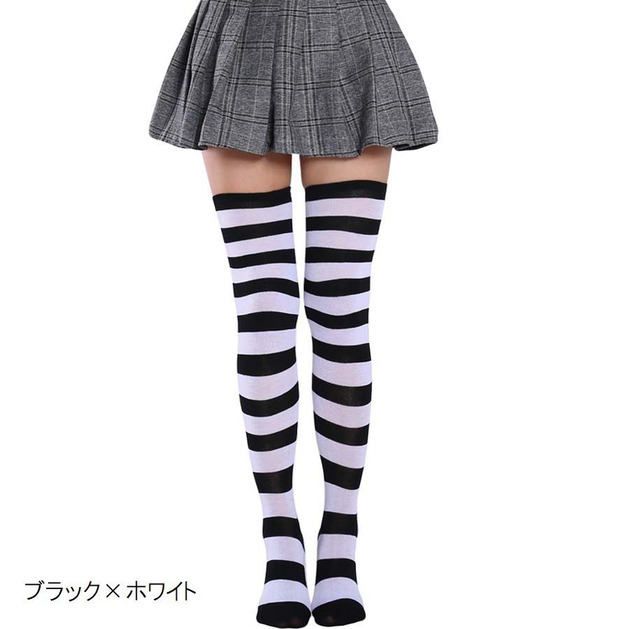 送料無料 オーバーニーソックス ニーハイソック...の紹介画像3