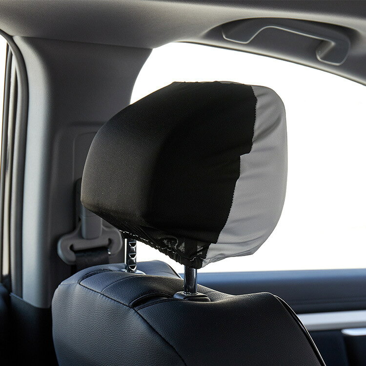 送料無料 ヘッドレストカバー 車載 ヘッドレストキャップ フロントシート用 汚れ防...