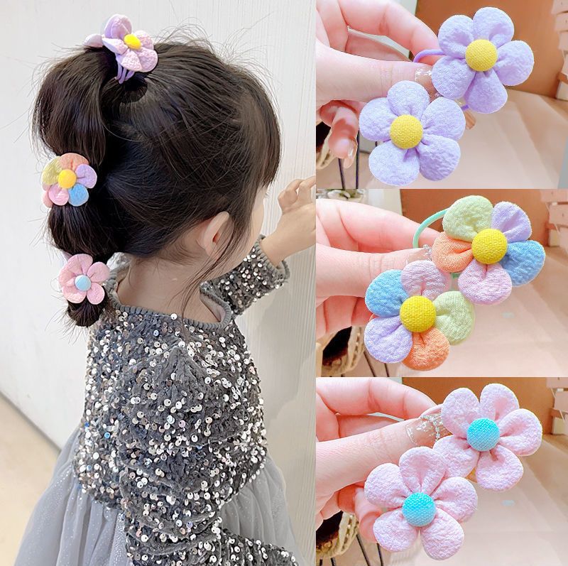 送料無料 ヘアゴム リングゴム 2本セット 子供 キッズ ヘアアクセサリー 髪飾り 髪...