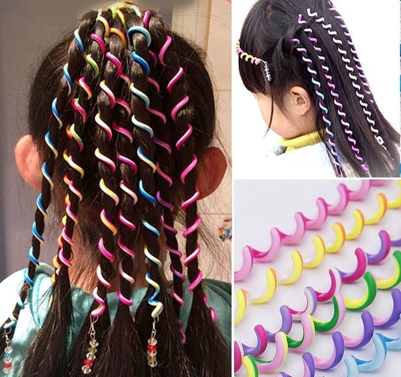 送料無料 ヘアアクセサリー 6本セット キッズ ジュニア 子供 女の子 女性 大人 巻...